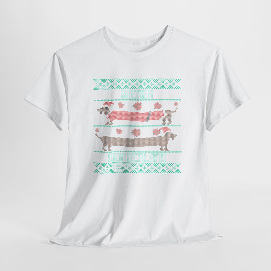 Wiener Wonderland Festive Dachshund Tee