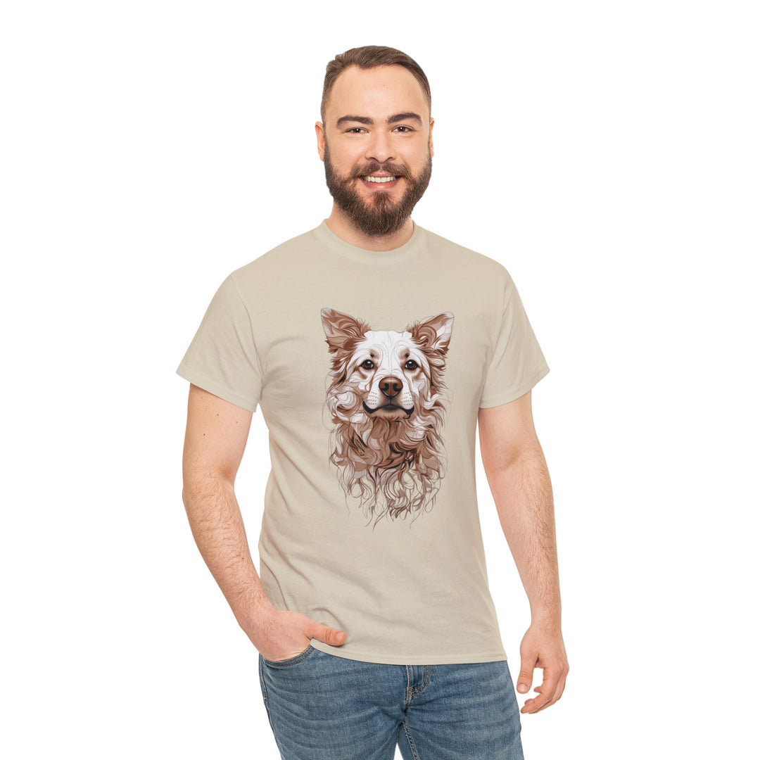 Furry Friend Dog T-shirt - Lifelike Pup