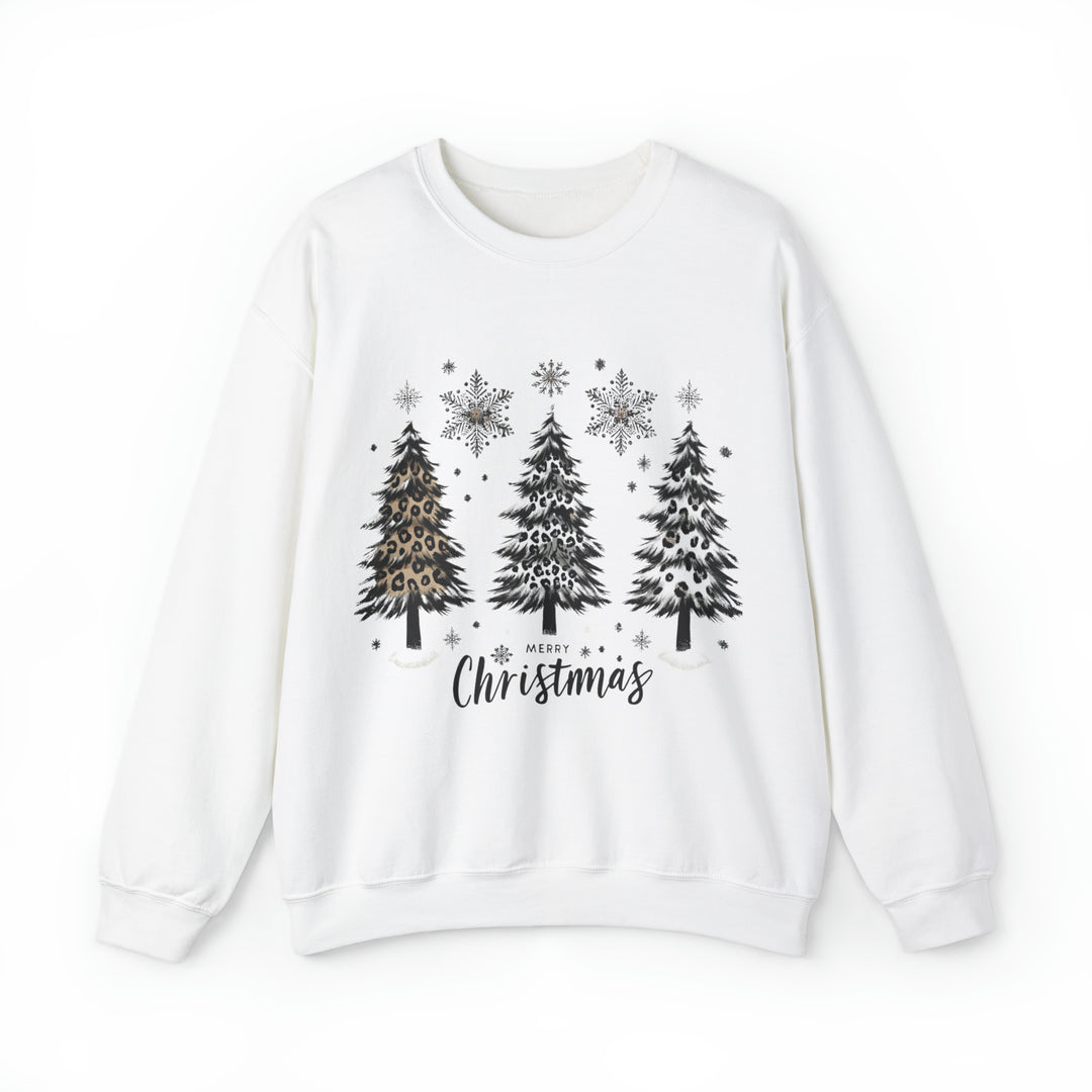 Snow Merry Christmas tree Unisex Sweatshirt - Wave Fusions