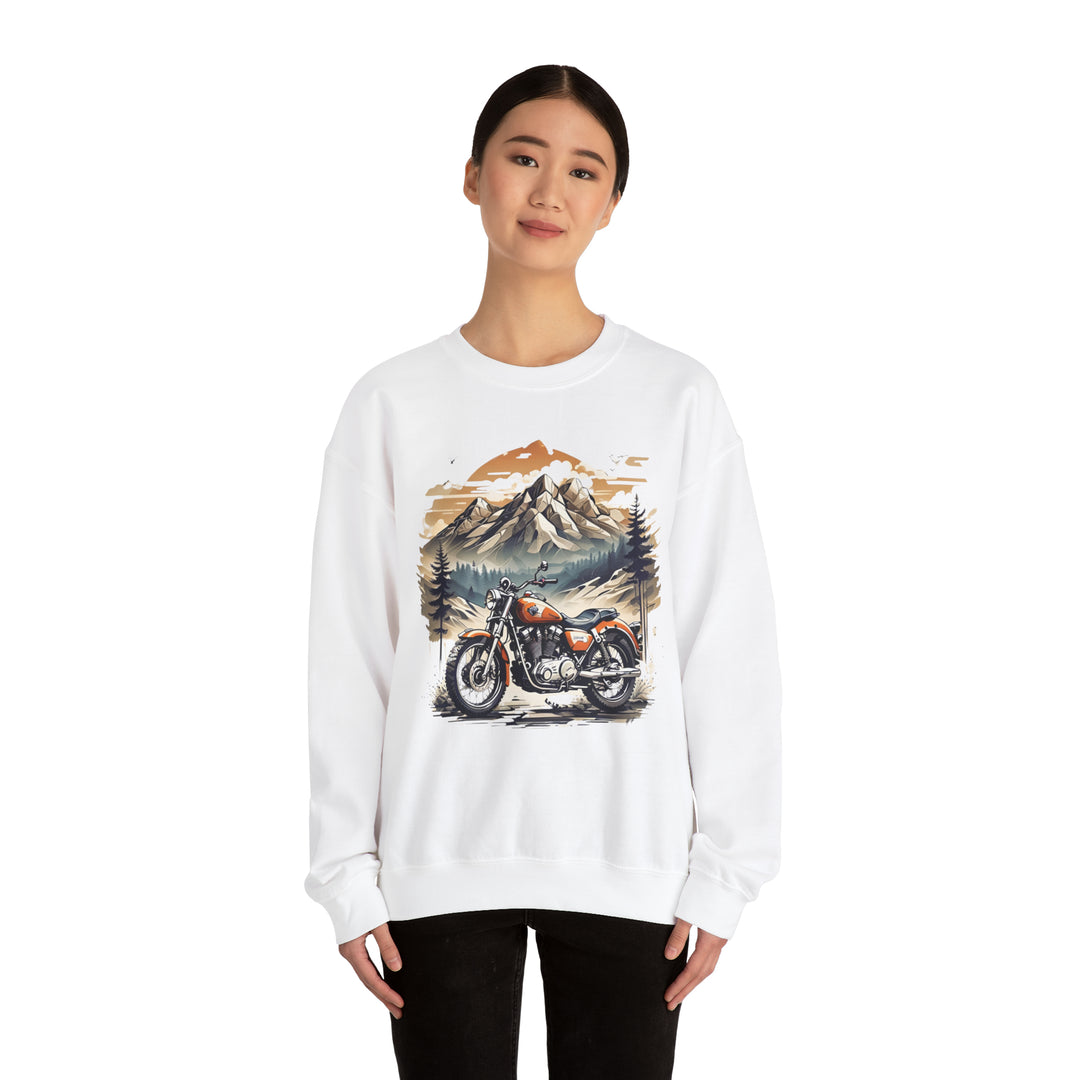 Highland Motorbike Unisex Sweatshirt - Wave Fusions