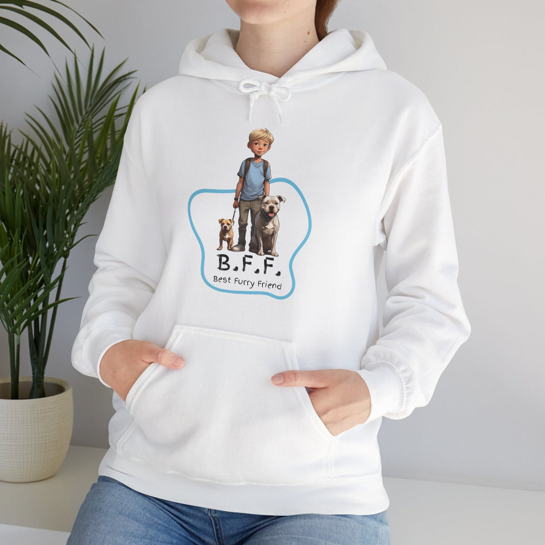 Best Furry Friend in City Lights Dog Hoodie -Bffs