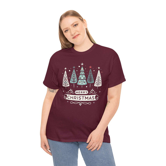 Folk Art Christmas Celebration Unisex T Shirt