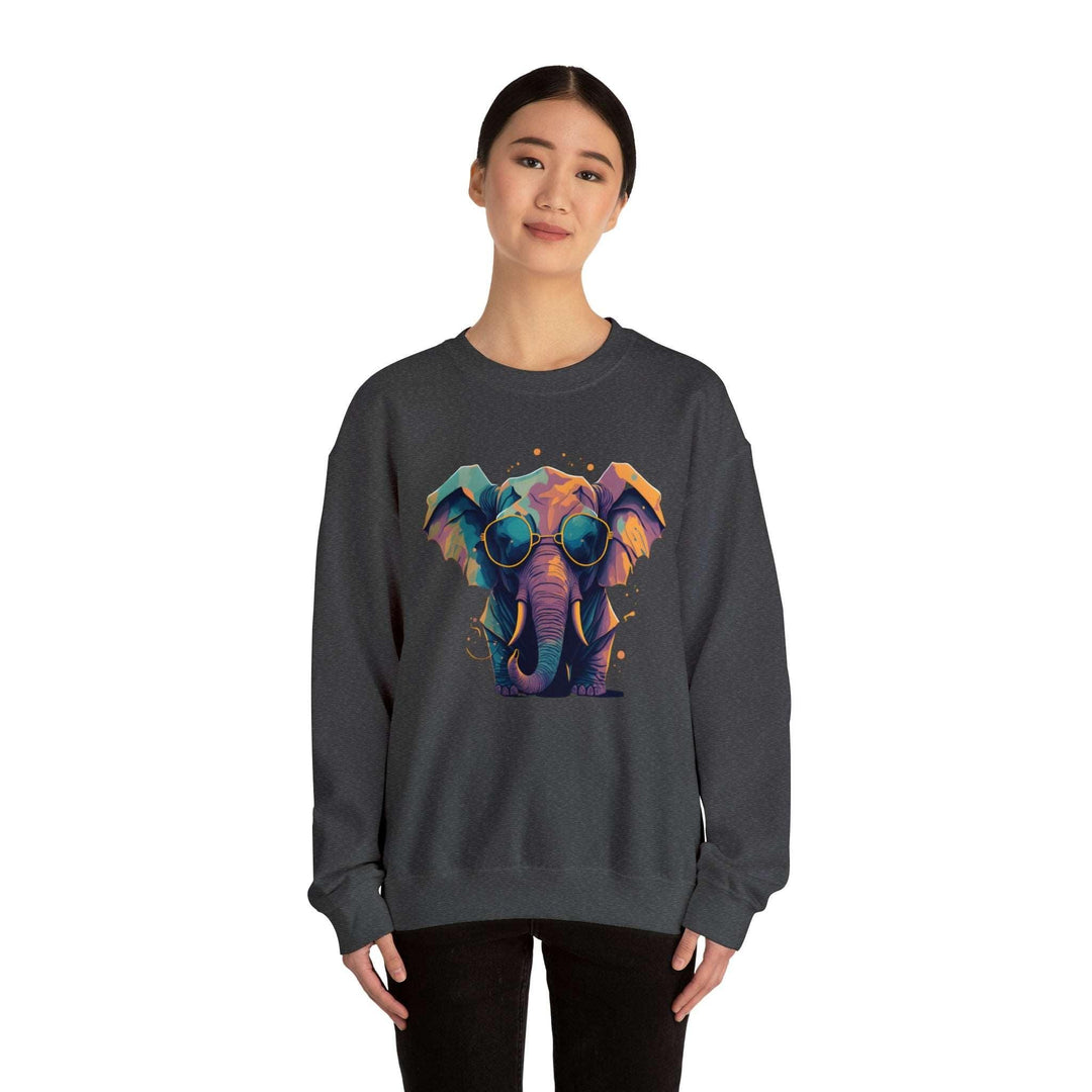 Cool Elephant Crewneck Sweatshirt