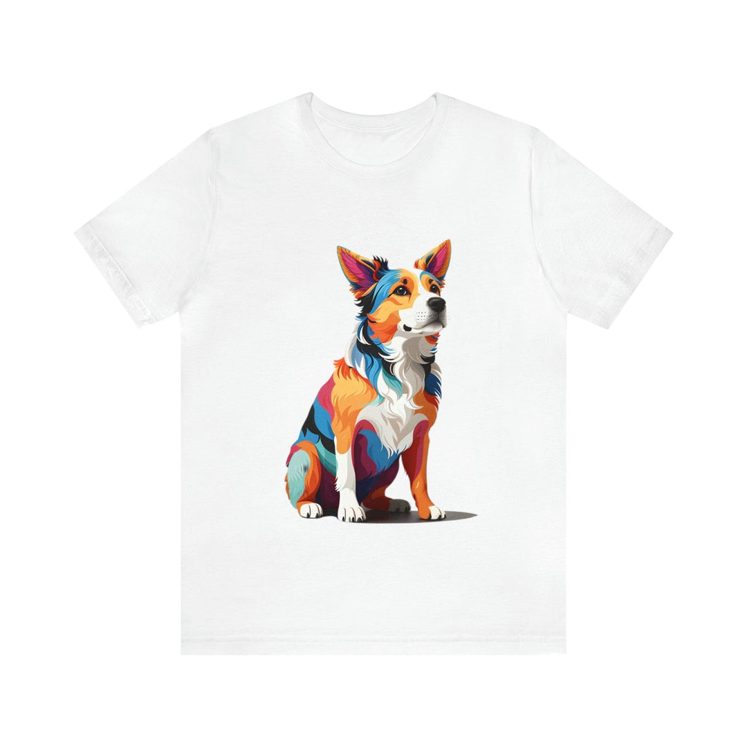 Sitting Dog Graphic Tee - Wave Fusions