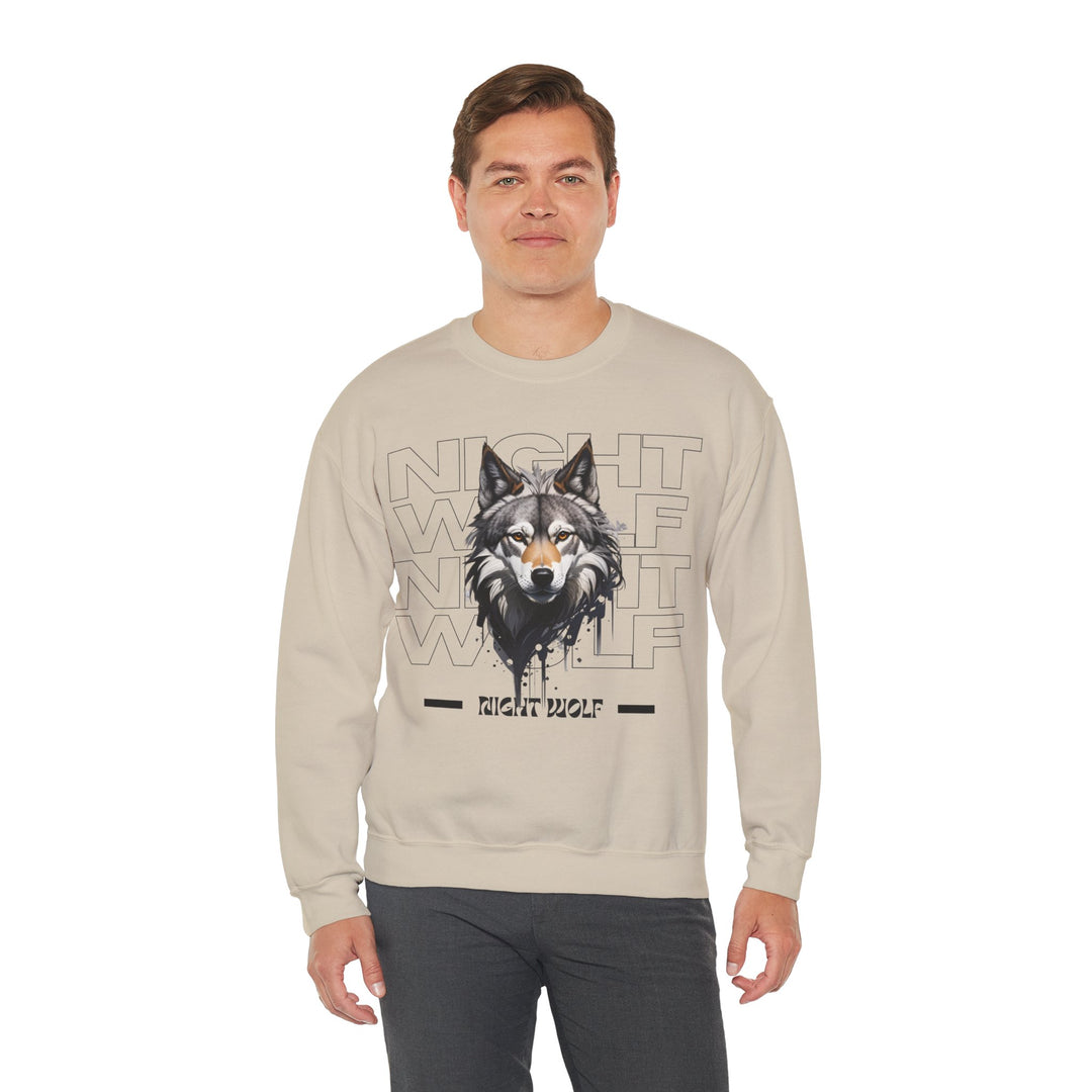 Lone Night Wolf Sweatshirt - After Dark Style