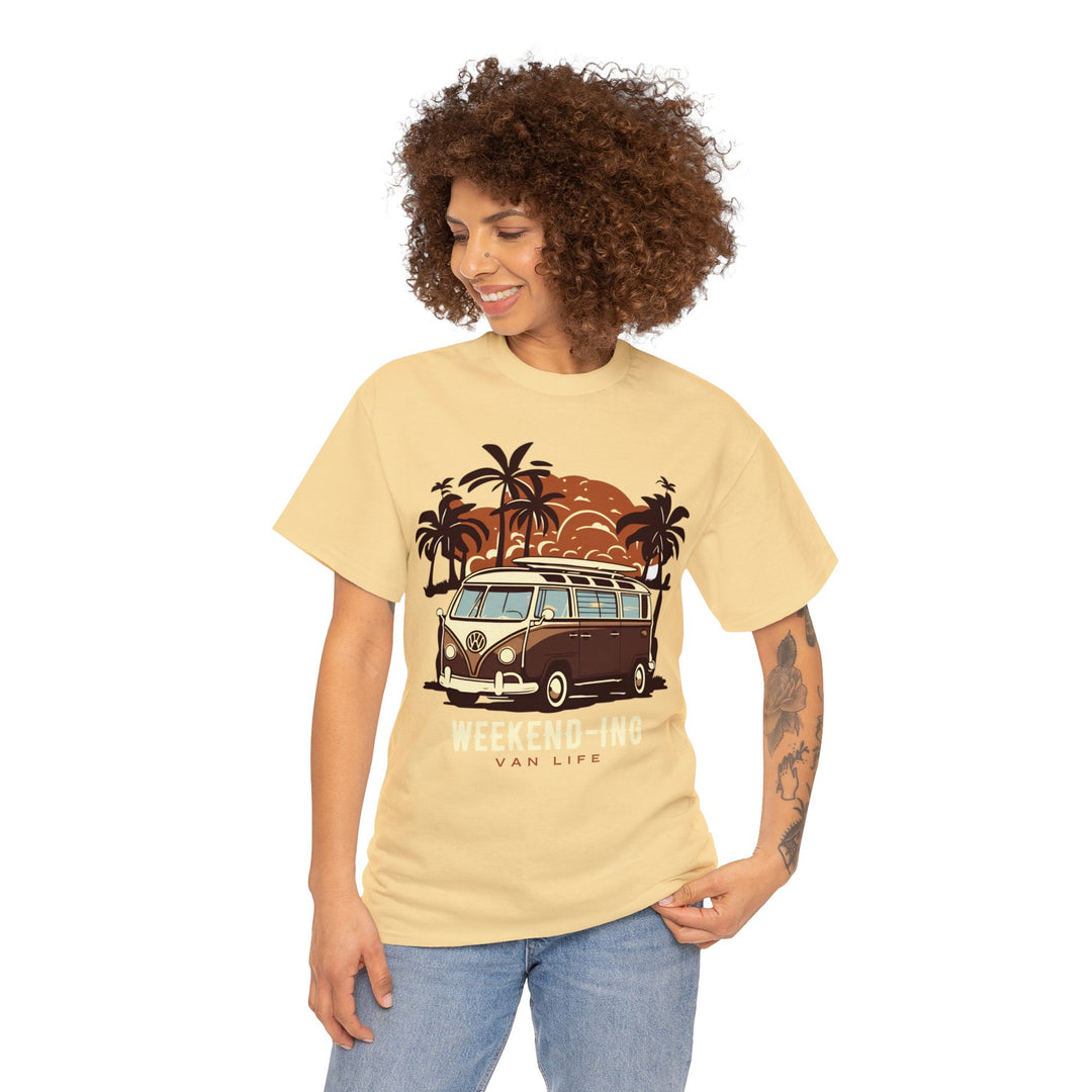 Weekend-ing Adventure Van Life T-Shirt - Escape in Style