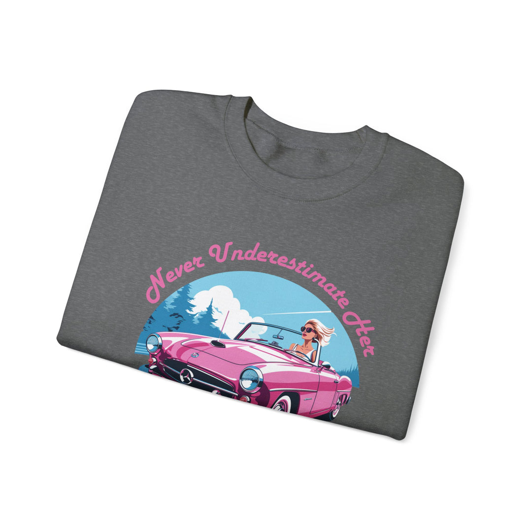 Underestimate Her Not Convertible Sweatshirt - Power and Grace Design