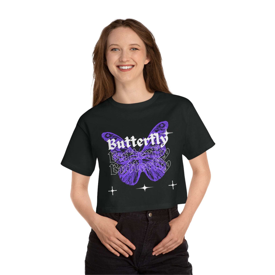 Butterfly Champion Women's Heritage Cropped T-Shirt