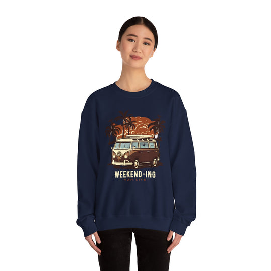 Weekend-ing Adventure Van Life Sweatshirt - Escape in Style