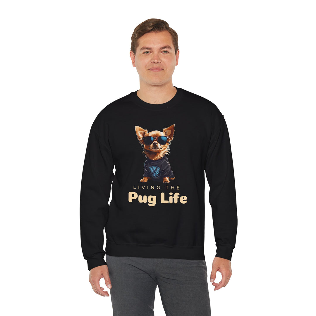 Pug Attitude Sweatshirt - Living The Pug Life