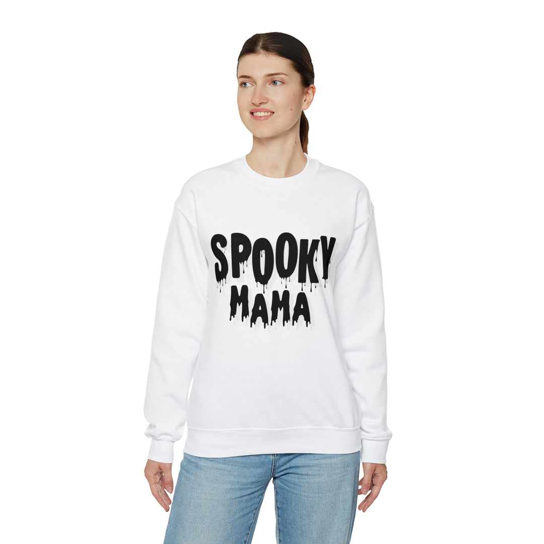 Spooky Mama Unisex Heavy Blend™ Crewneck Sweatshirt - Wave Fusions