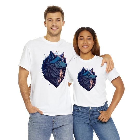 Lone Wolf Majesty T-shirt - Vibrant Wilderness