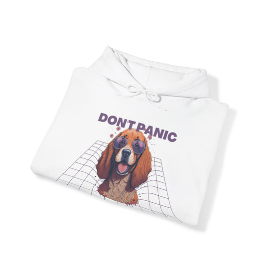 Don't Panic Just Follow The Flow Dog  Hoodie - Chill Wear