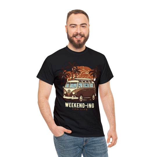 Weekend-ing Adventure Van Life T-Shirt - Escape in Style