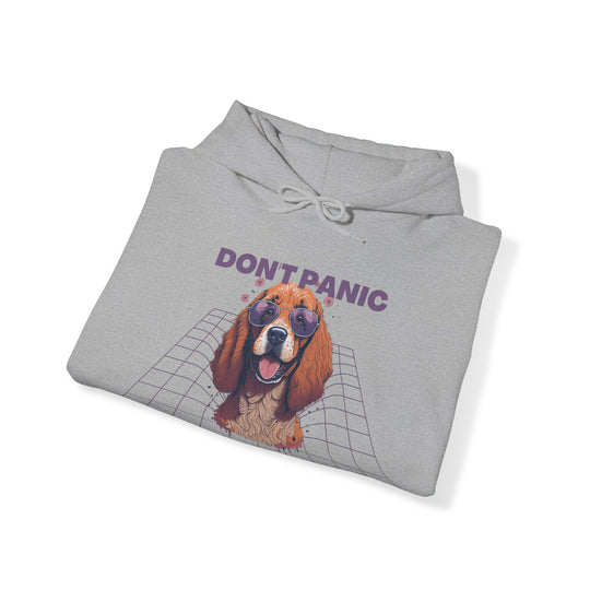 Don't Panic Just Follow The Flow Dog  Hoodie - Chill Wear