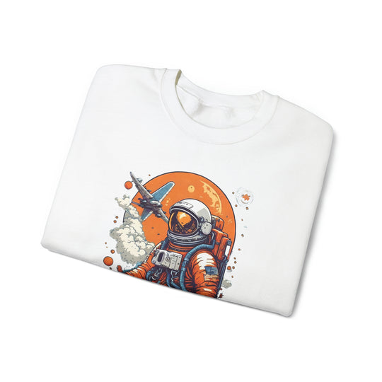 Retro Astronaut Unisex Sweatshirt - Wave Fusions