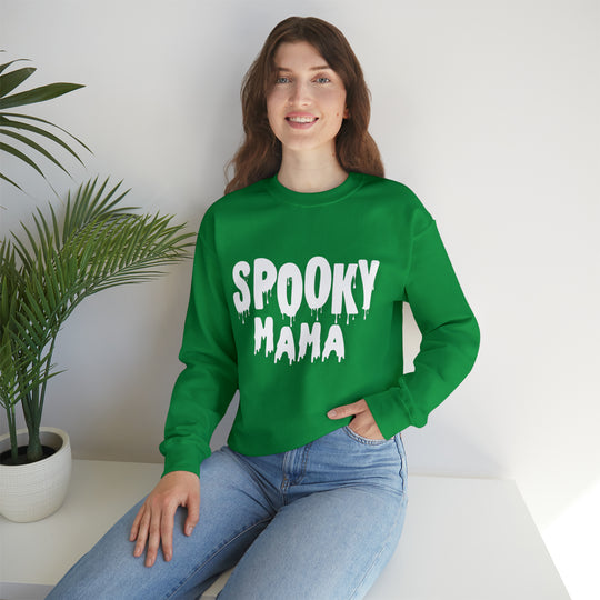 Spooky Mama Unisex Heavy Blend™ Crewneck Sweatshirt - Wave Fusions