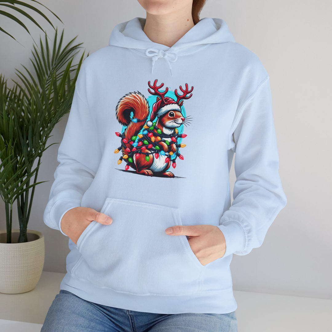 Christmas Squirrel Unisex Hoodie - Wave Fusions