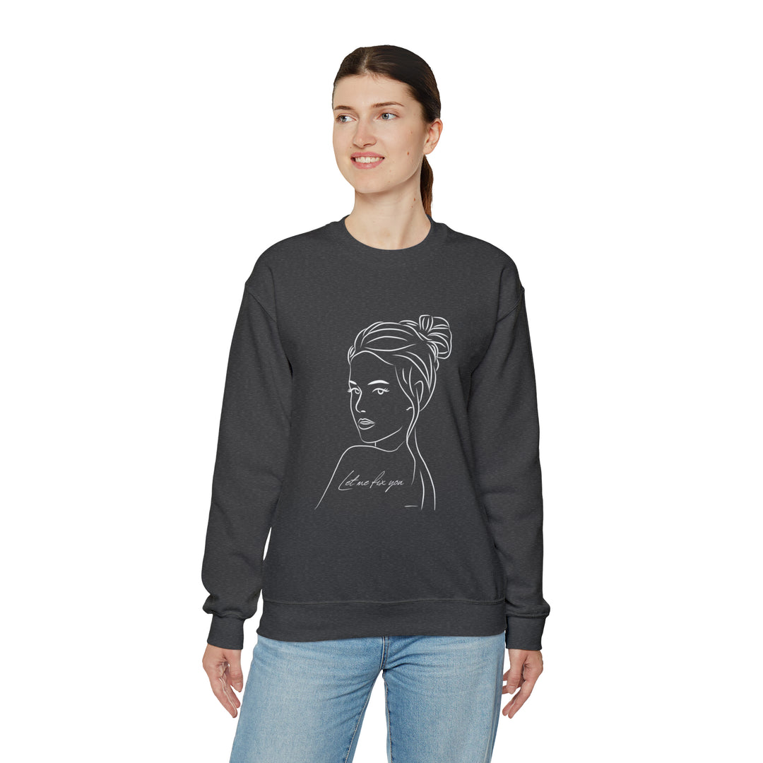 Let Me Fix You Unisex Heavy Blend™ Crewneck Sweatshirt - Wave Fusions