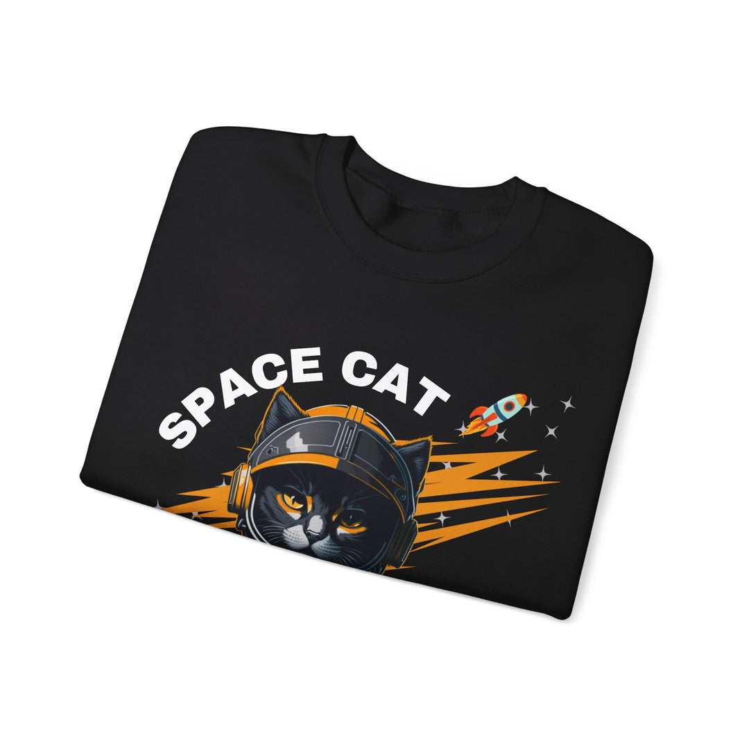 Space Cat Astronaut Sweatshirt - Lost In Space