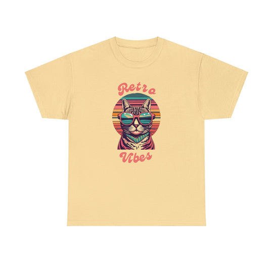 Cool Cat Retro Vibes T-Shirt  - Retro Radiance Edition