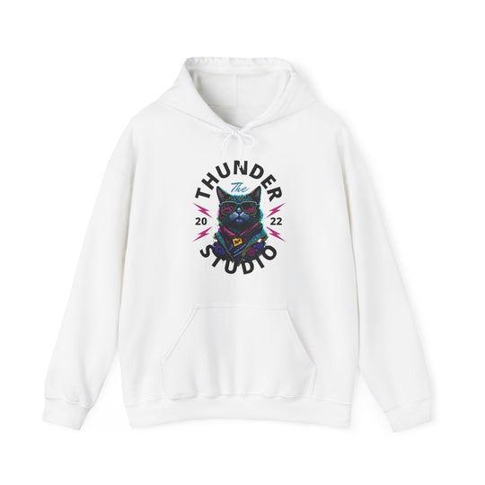 Thunder Studio Cat Hoodie - DJ Cat Vibe