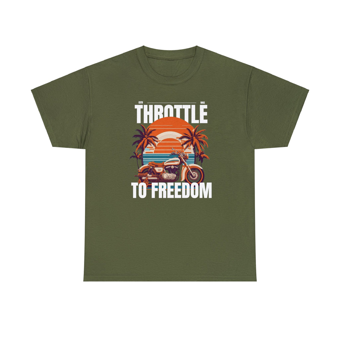 Throttle To Freedom Unisex T Shirt - Wave Fusions