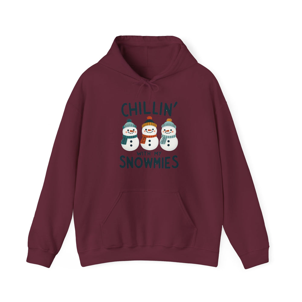 Chillin' Snowmies Unisex Hoodie - Wave Fusions