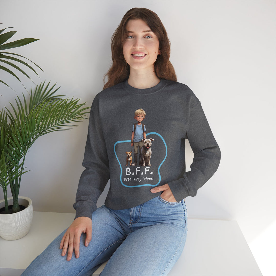 Best Furry Friend in City Lights Dog Sweatshirt -Bffs