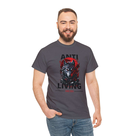 Anti-Living Wolf T-shirt - Dark Rebel Attire