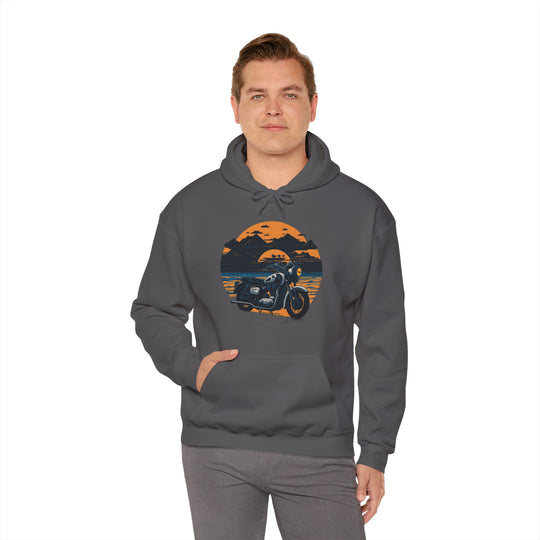 Vintage Bike Unisex Heavy Blend™ Hooded Sweatshirt