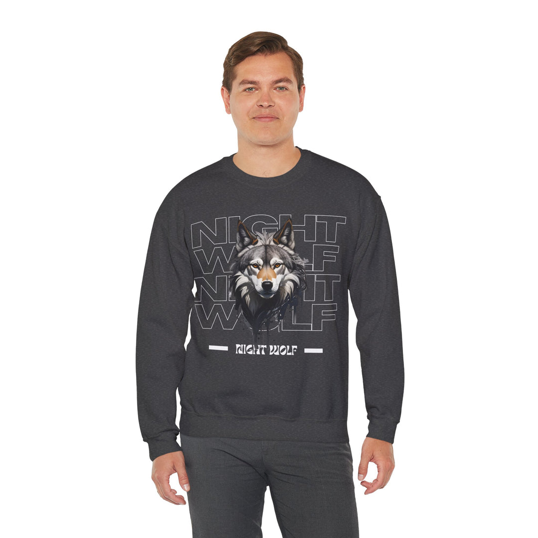 Lone Night Wolf Sweatshirt - After Dark Style