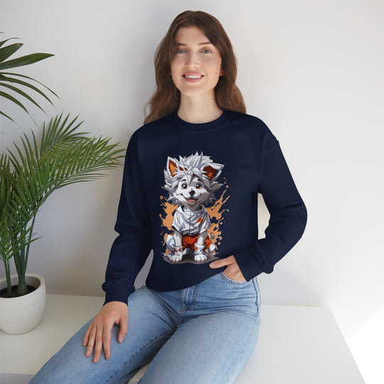 Sporty Pup Sweatshirt - Athletic Spirit