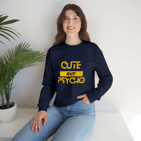 Cute But Psycho Unisex Heavy Blend™ Crewneck Sweatshirt