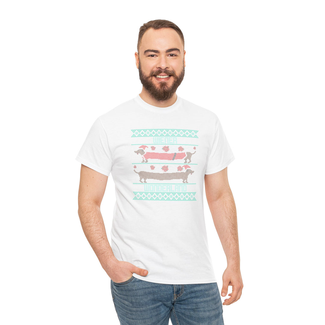 Wiener Wonderland Festive Dachshund Tee