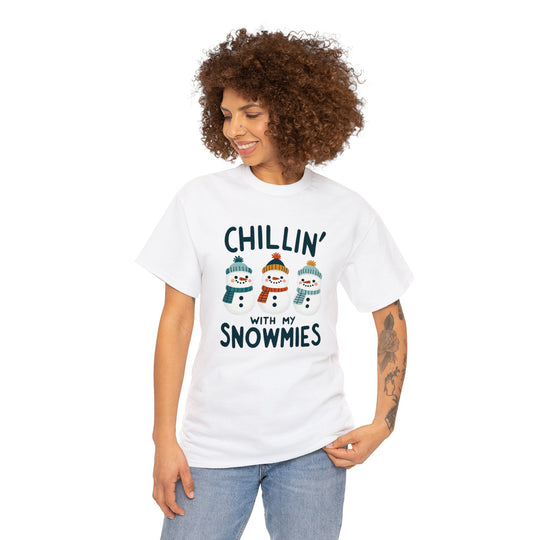 Chillin' Snowmies Unisex T Shirt - Wave Fusions