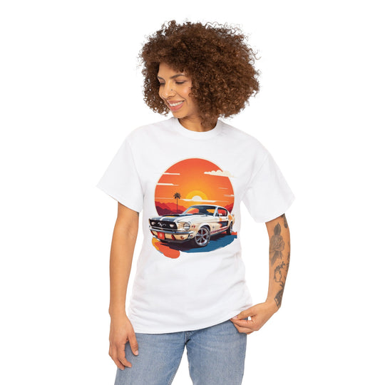 Sunset Muscle Car T-Shirt - Muscle Car Edition