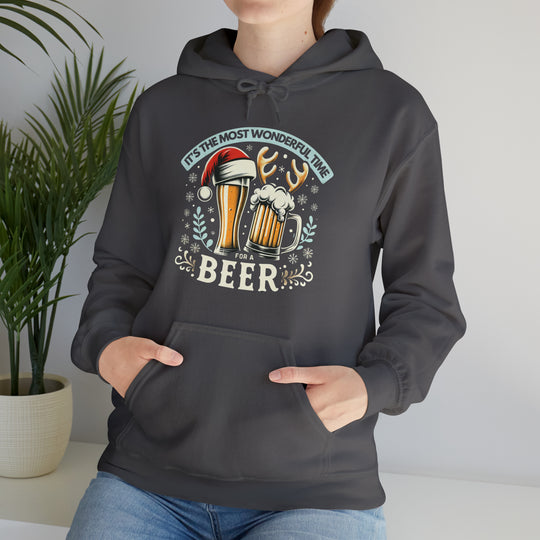 Wonderful Time For A Beer Unisex Hoodie - Wave Fusions