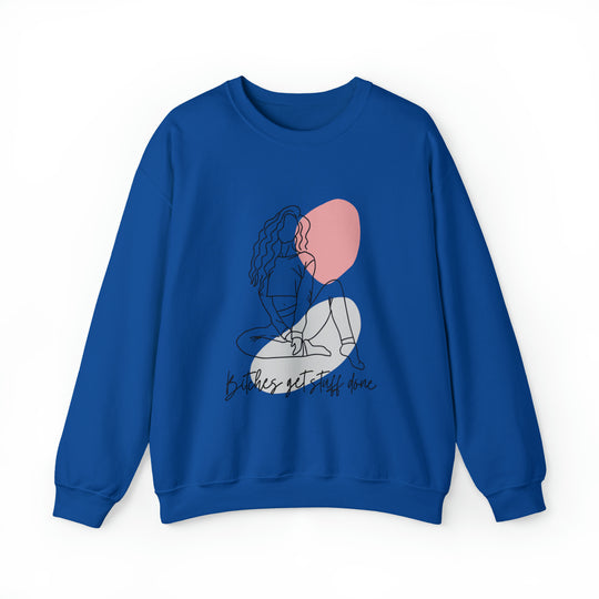 Line Art Unisex Heavy Blend™ Crewneck Sweatshirt - Wave Fusions