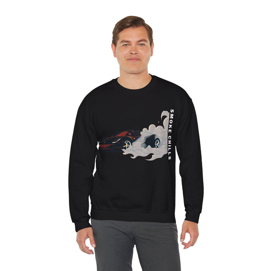 Smoke Chills Sports Car Sweatshirt - Modern Car Edition