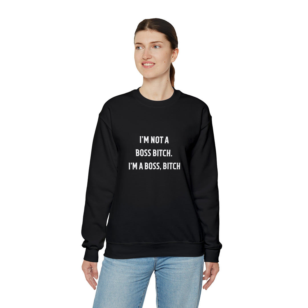 Boss Bitch Unisex Heavy Blend™ Crewneck Sweatshirt - Wave Fusions