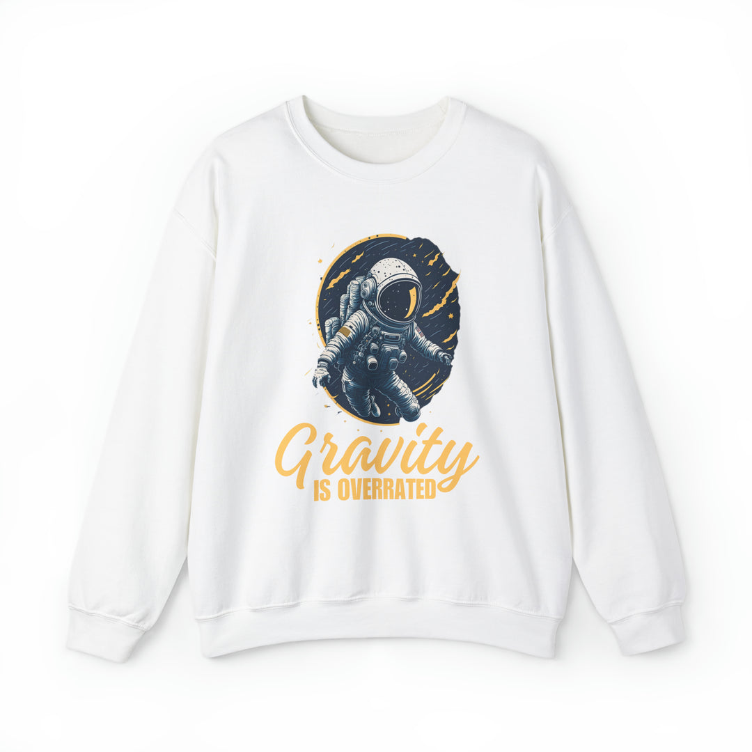 Gravity Overrated Unisex Sweatshirt - Wave Fusions