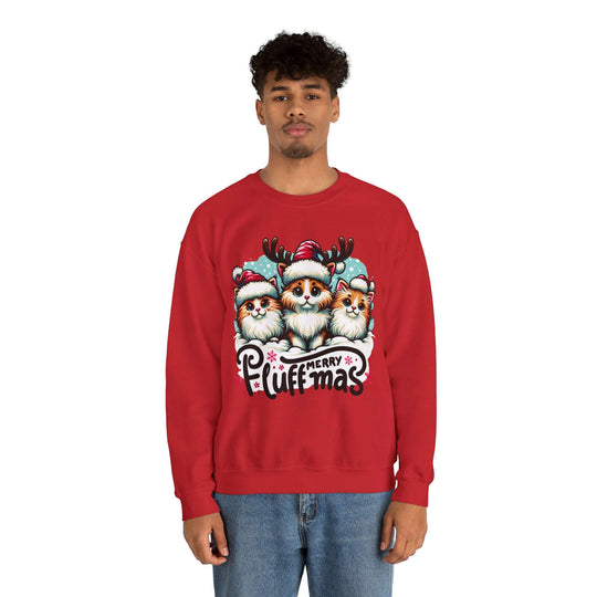 Merry Fluffmas Christmas Unisex Sweatshirt