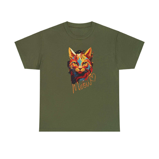 Abstract Meow Cat T-shirt - Palette of Purr