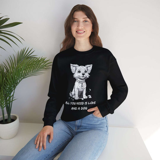 All You Need Is Love And A Dog Adorable Doggo Sweatshirt