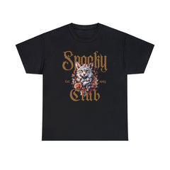 Spooky Club Floral Feline Cat T-Shirt - Spooky Club Charm