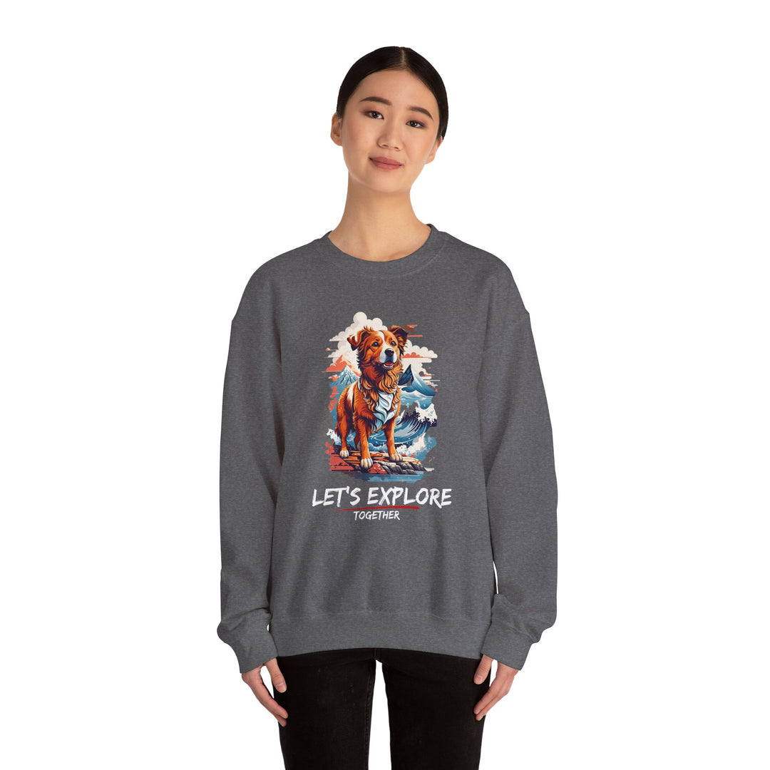 Lets Explore Together Adventure Buddy Sweatshirt