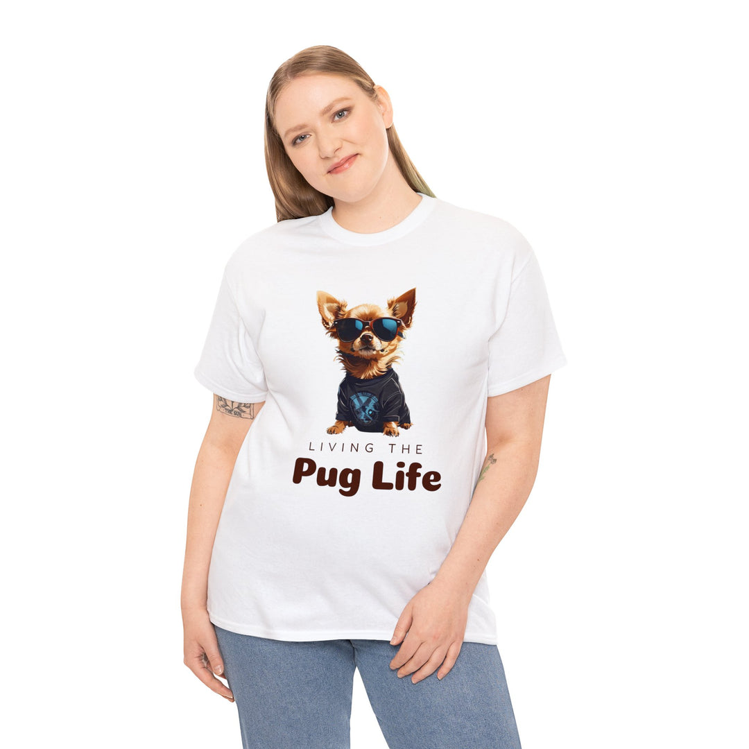 Pug Attitude T-shirt - Living The Pug Life