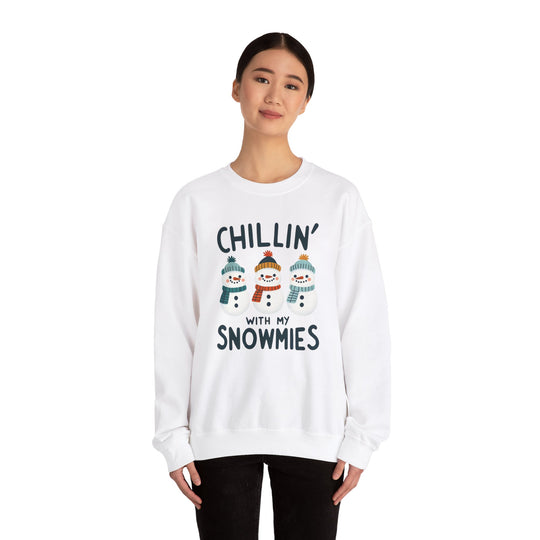 Chillin' Snowmies Unisex Sweatshirt - Wave Fusions