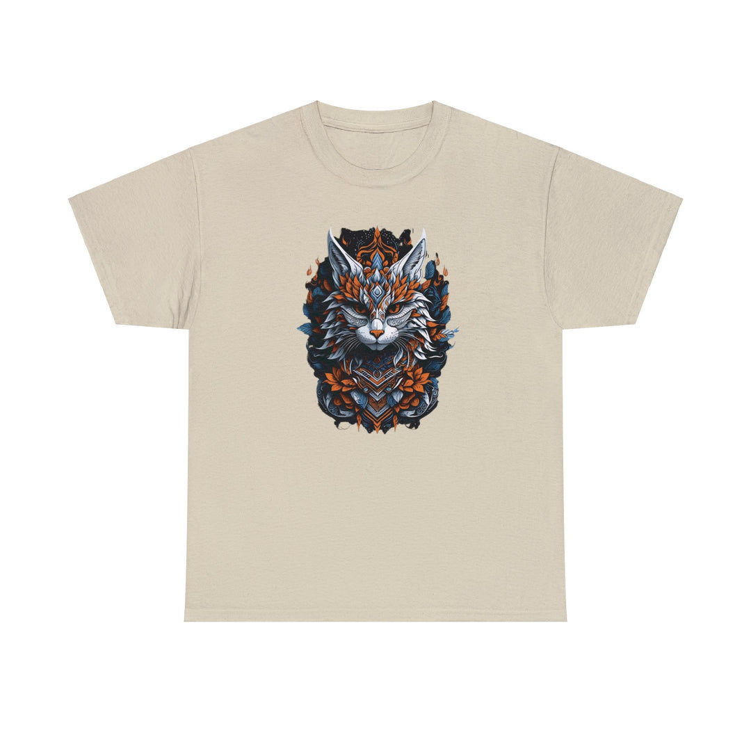 Tribal Majesty Cat Spirit T-shirt - Ancient Spirit Series